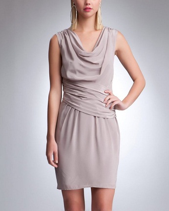 vestidos drapeados