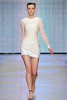 vestidos largos y cortos color blanco