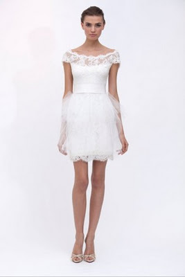 vestidos largos y cortos color blanco