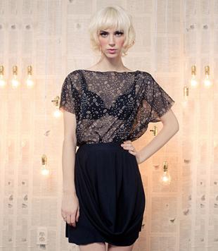 vestidos mini color negro