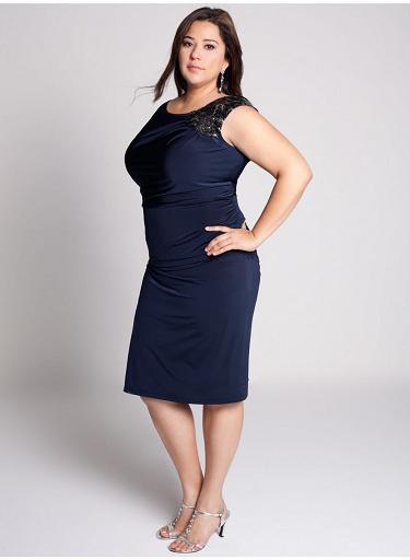 vestidos oscuros para gorditas