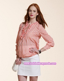 blusas sencillas de maternidad