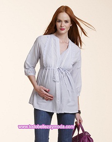 blusas sencillas de maternidad