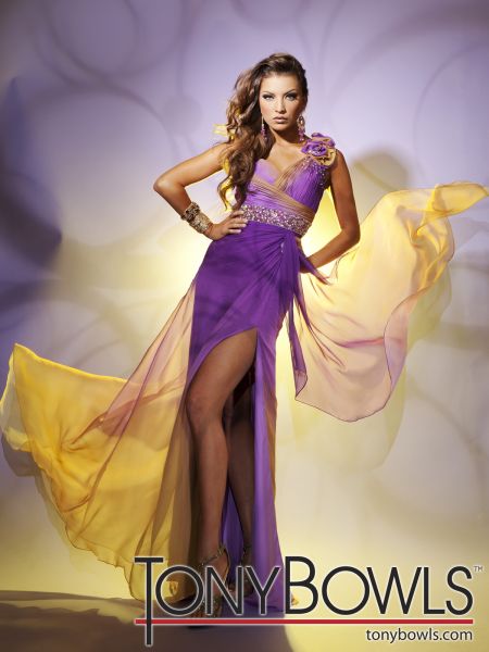 vestidos espectaculares de noche