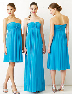 vestidos de colores fuertes