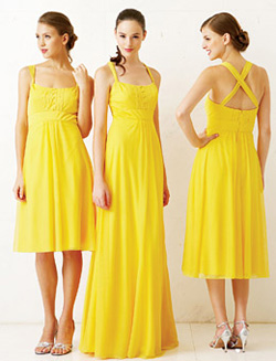 vestidos de colores fuertes