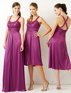 vestidos de colores fuertes