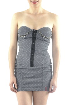 vestidos con broches delantero