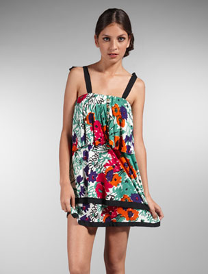 vestidos cortos estampados