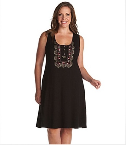 vestidos casuales para rellenitas