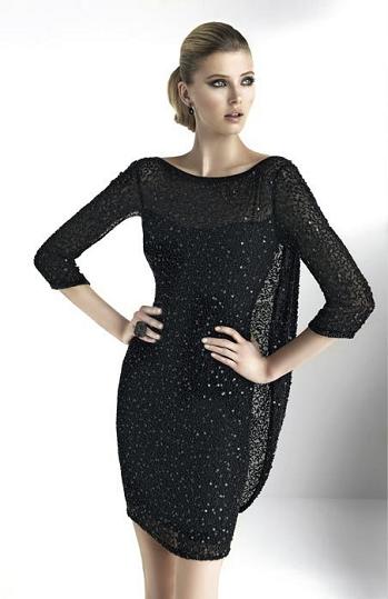vestidos negros de lentejuelas