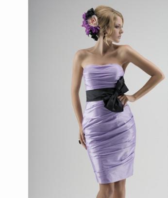 vestidos de gala color lila