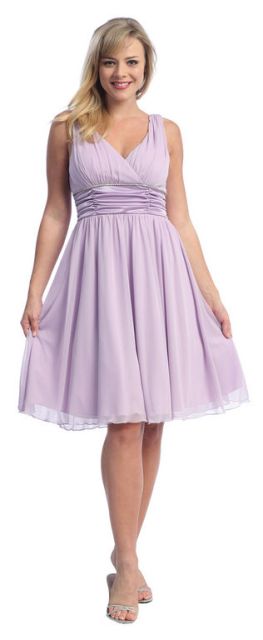 vestidos de gala color lila