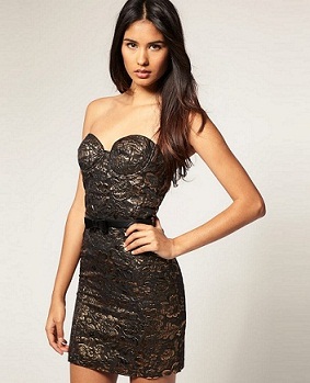 vestidos cortos transparentes