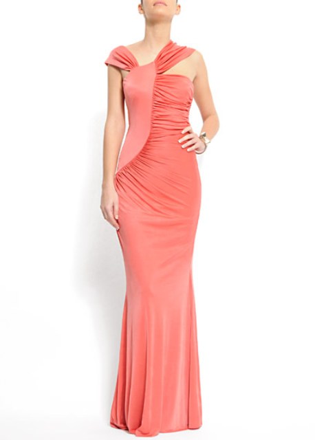 vestidos fruncidos de fiesta