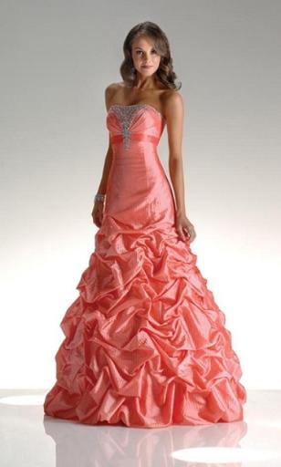 vestidos fruncidos de fiesta