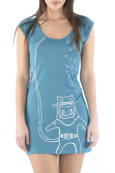 camisetas largas estampadas