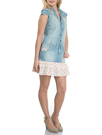 vestidos cortos de jean