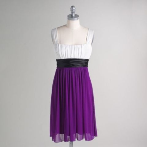 vestidos de dos colores
