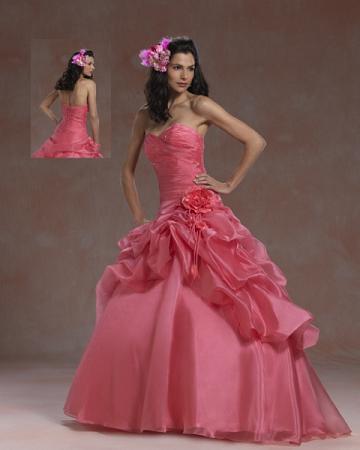 vestidos rosados de fiesta