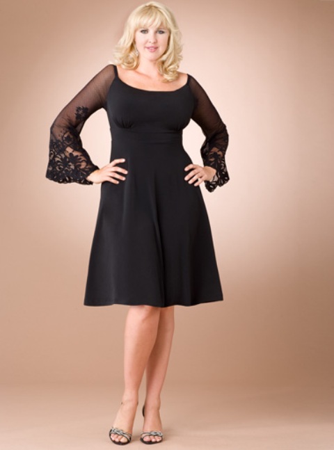 vestidos sencillos para gorditas