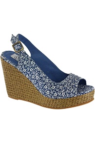 zapatos taco cuña