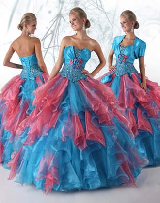 vestidos dos colores quince años