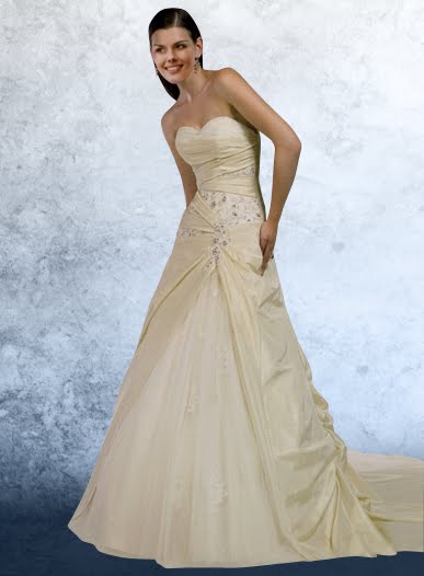 Vestidos de novia color beige | AquiModa.com