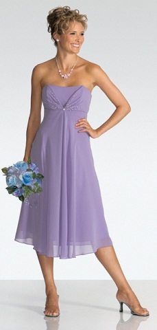 vestidos de gasa para damas de honor