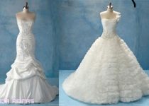 vestidos vaporosos elegantes de novia