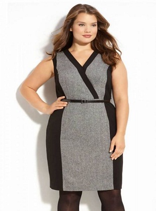 trajes brillantes gorditas