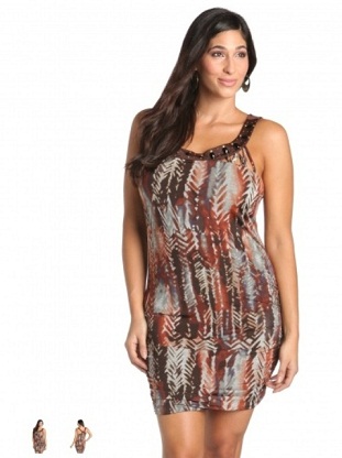 vestidos strappless para gorditas