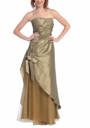 vestidos dorados para bodas