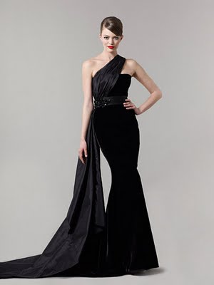 vestidos estrappless negros