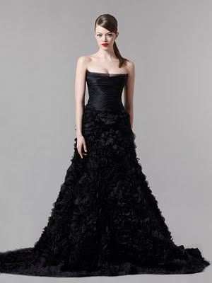 vestidos estrappless negros