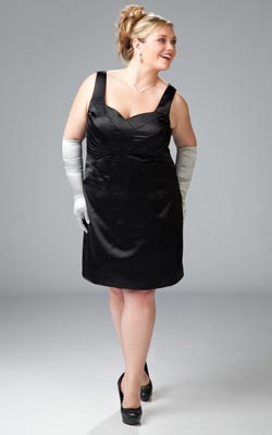 vestidos cortos para fiestas gorditas
