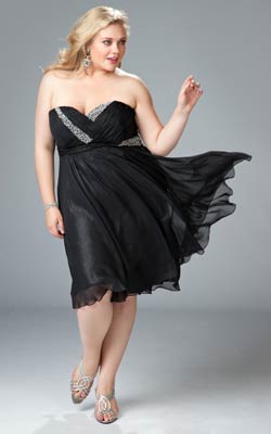 vestidos cortos para fiestas gorditas