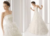 vestidos con plumas para novias