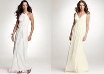 vestidos blancos de noche