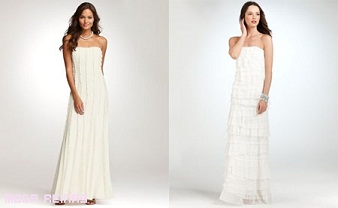 vestidos blancos de noche