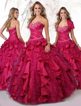 vestidos pomposos de quince