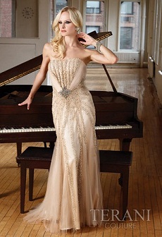 vestidos largos brillantes