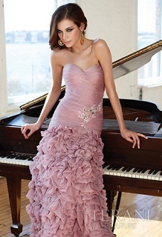 vestidos largos brillantes