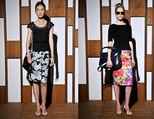 vestidos casuales con estampados de flores