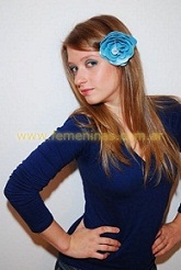 flores para el cabello