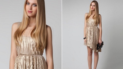 vestidos muy brillantes