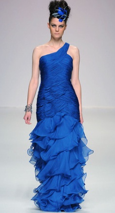 vestidos plateados