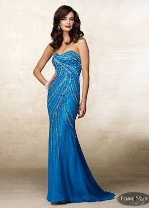 vestidos brillantes largos