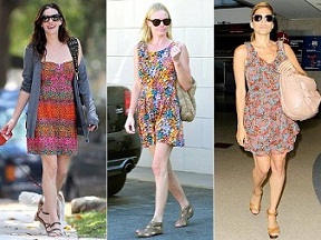 vestidos floreados de tendencia