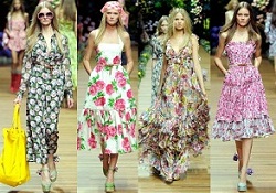 vestidos floreados de tendencia